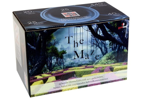 The Maze 25-Schuss-Feuerwerk-Batterie