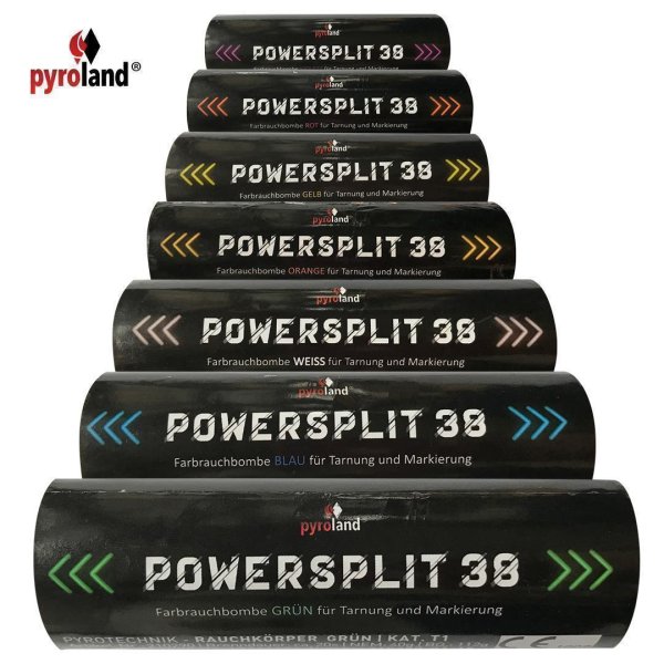 POWERSPLIT 38 mit Reißzünder 20s, Pink